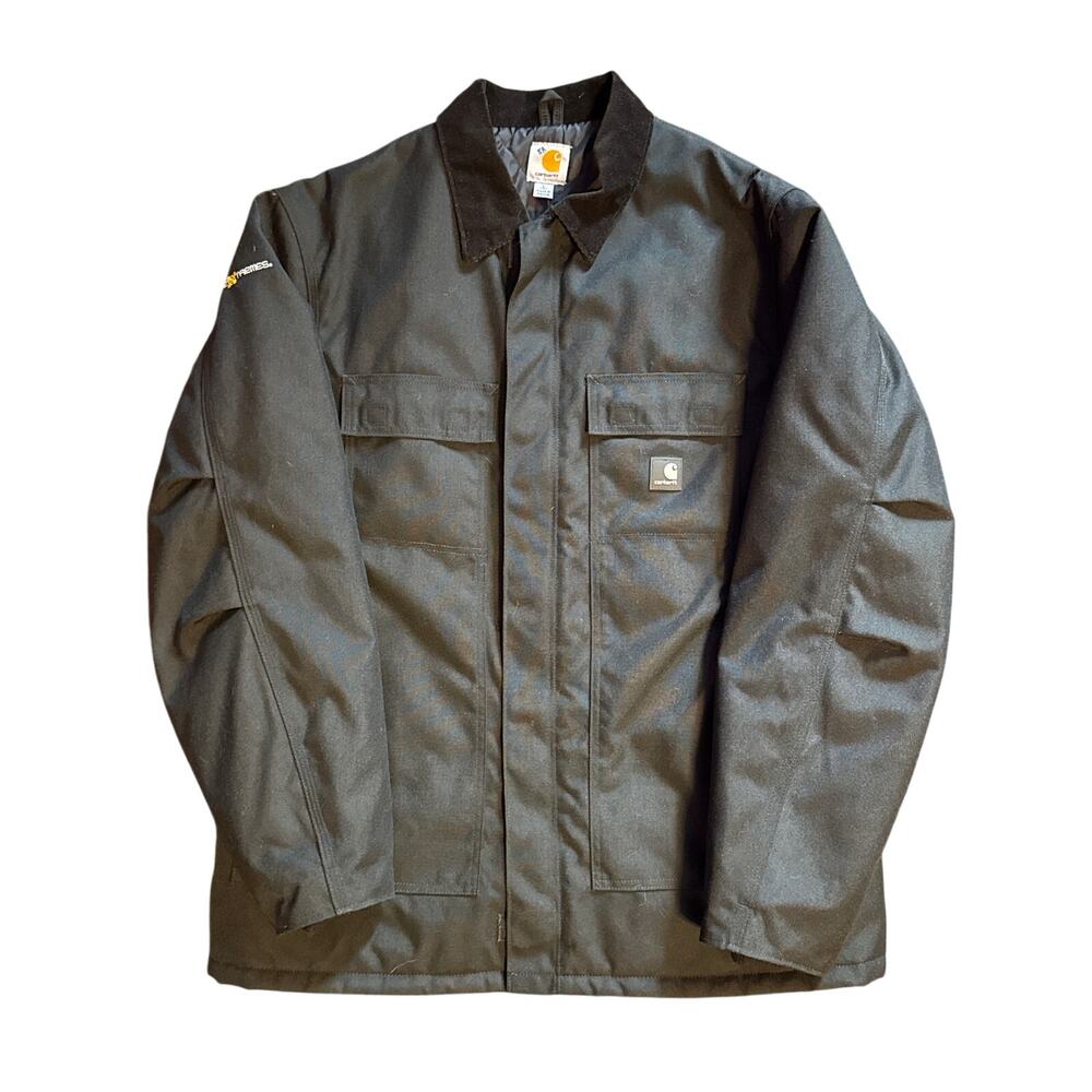 Carhartt Extremes Cold Jacket Cordoury Collar Blacl‎ Large Tall